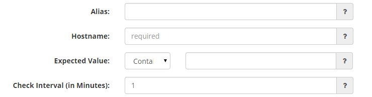 Probe Options DNS Check